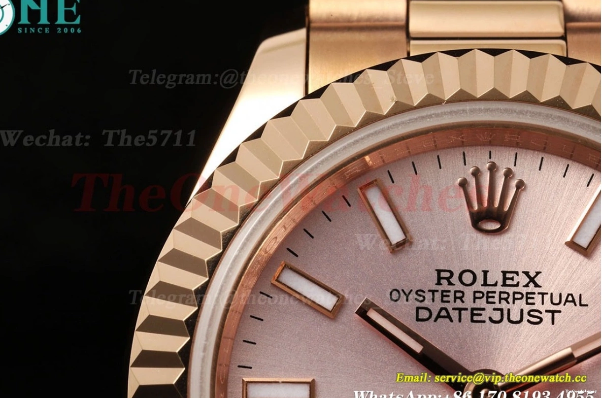 A2671 Pink Pres YG Datejust GMF 279175 28mm Stk YG 1228